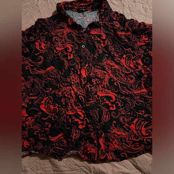 Red and Black Coofandy Matching Men’s Outfit - Picture 4 of 9